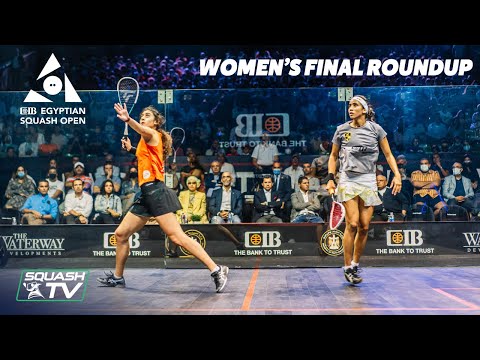 Squash: CIB Egyptian Open 2021 - El Sherbini v Gohar - Final Roundup