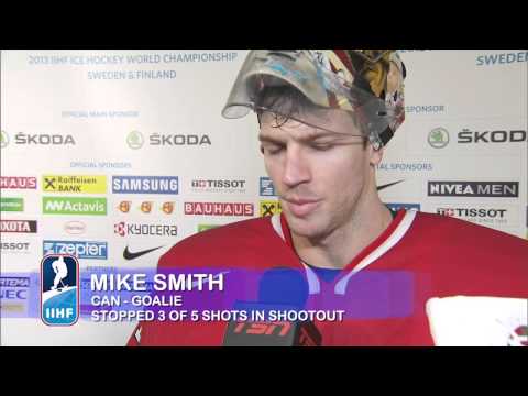 canada - CAN-SWE 2-3 (SO) Post Game Comments from H. Sedin (SWE), Smith (CAN) and Eberle (CAN)