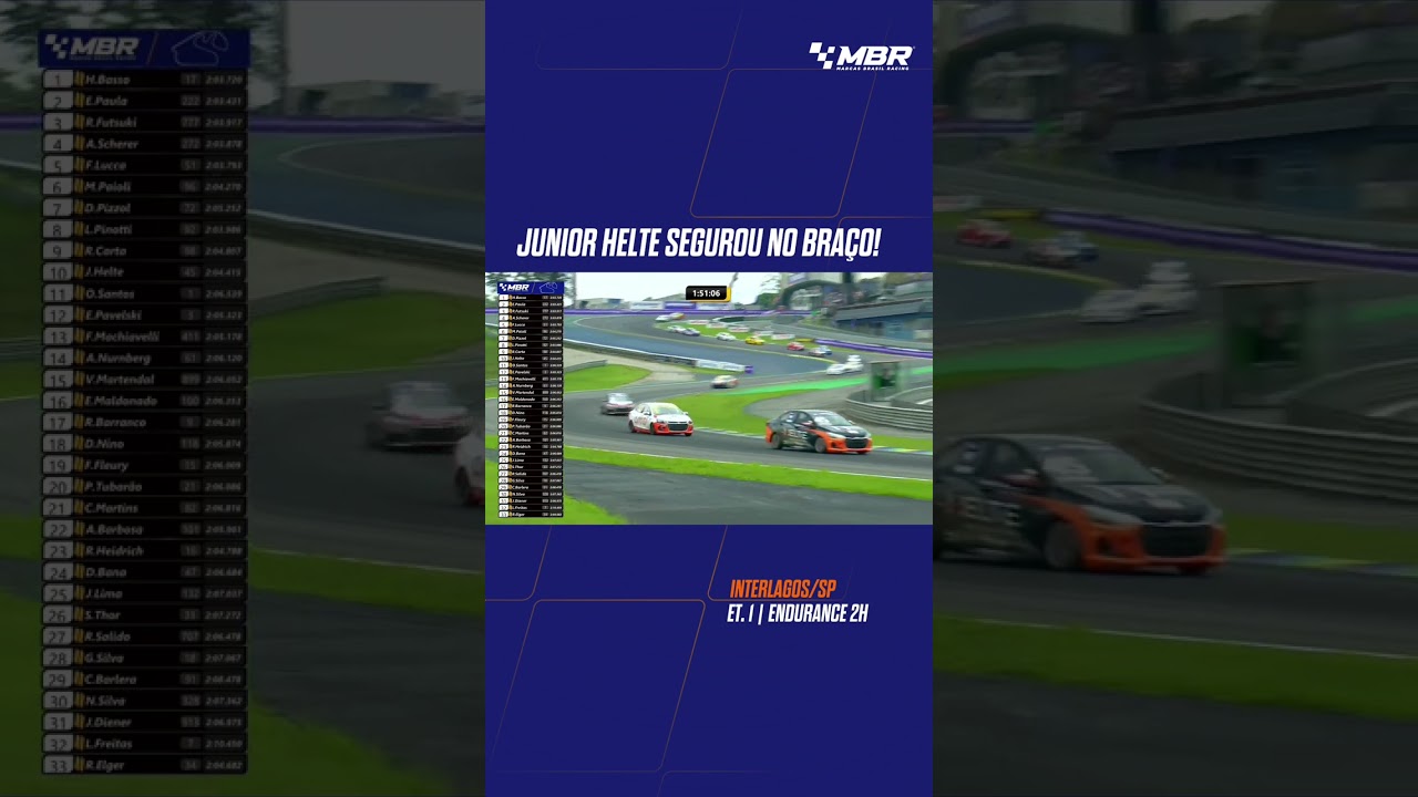 Quase escapou! A reação incrível de Junior Helte no S de Interlagos! #shorts