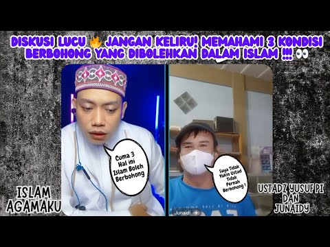 DISKUSI LUCU‼️Jangan Keliru! Memahami 3 Kondisi Berbohong yang Dibolehkan dalam Islam⁉️