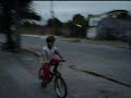 Rami aprende a manejar bicicleta...