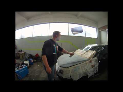 Volkswagen Polo 6R MK V 2012 hood dipping camo beige by second-skin.eu 