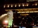 Merlion in a bumboat