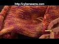 Knitted Felted Tote Bag Part 1 - Side Seams