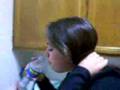 Cinnamon Challenge Shot Out of the Nose