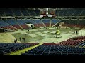 Arena Changeover - from Ice to Basketball