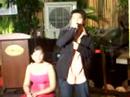 aivee's debut. it was the first time that the rodriguez clan heard my brother sang! they were all amazed