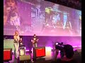 Guitar Hero band speelt Eye of the Tiger (Survivor) op het hoofdpodium van Het Multimedia Event, vrijdagochtend 28 november, 11.30 uur.