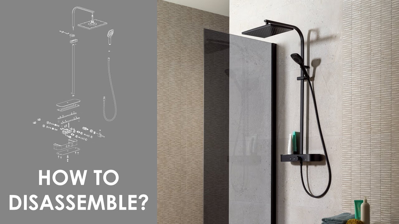 How to disassemble/assemble the Touch & Feel shower column? Noken