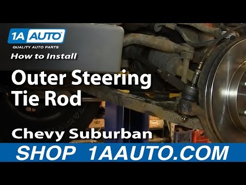 How To Install Replace Outer Steering Tie Rod 2000-06 Chevy Suburban Tahoe GMC Yukon