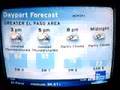 9/1/08 10:58 am MDT El Paso's local On the 8's on storm alert music for Gustav