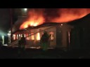 Factory goes up in flames