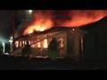 Factory goes up in flames