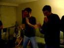 Wii boxing at Kelly\