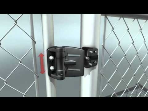 how to fit t hinges to a gate