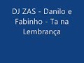Danilo e Fabinho - Saudades Mil ( DJ ZAS ) Danilo e Fabinho - Saudades Mil ( DJ ZAS )