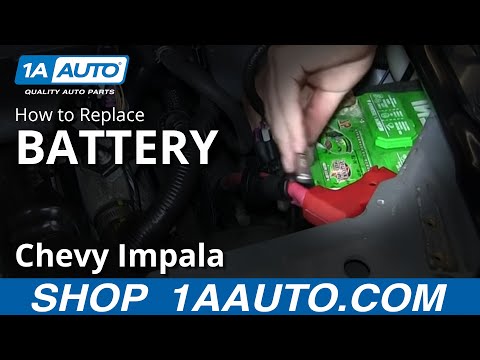 How To Install Replace Dead Battery 2006-12 Chevy Impala