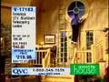 Guy falls during LIVE commercial for QVC telescope-ladder