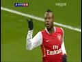 Gallas 1-0 goal against Chelsea