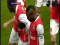 Gallas 1-0 goal against Chelsea