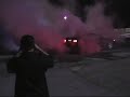 Kuhmo Street Warriors burnout contest mustang red tires!!!