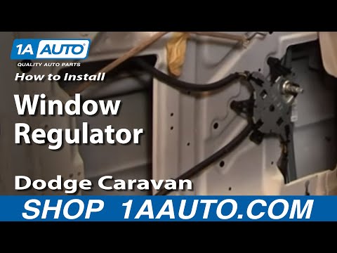 How to Install Replace Manual Window Regulator Dodge Caravan 96-00 1AAuto.com