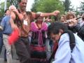 Dancing during the Fire Procession at the Herdeljezi Roma Festival
