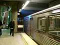 Metro Red line train departs Union Station for Hollywood