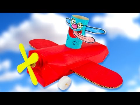 Cardboard Airplane With Looney Lupin