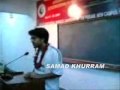 samad khurram at punjab university lahore part ii