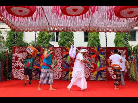 এমআইএসসি'র বয়োজ্যেষ্ঠ শিক্ষকদের দ্বারা পরিবেশিত  ব্যতিক্রমধর্মী ফ্যাশন শো।