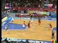 Yi Jianlian dunk On Carmelo Anthony After Yao Ming's 3 Point Attempt