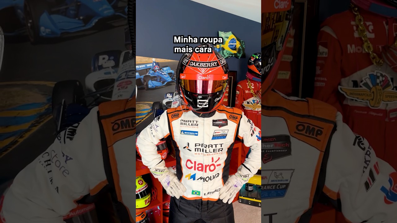 Minha roupa mais cara 🤷‍♂️ #piloto #indycar #racing #f1