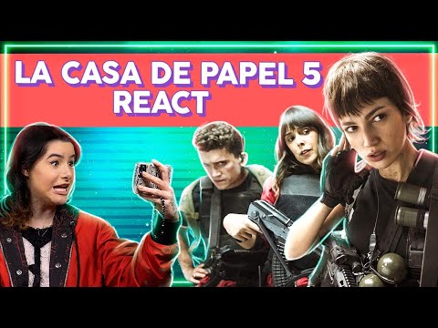 SURTOS NO FINAL DE LA CASA DE PAPEL! Trailer React La Casa de Papel Parte 5 - Alice Aquino