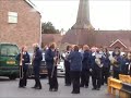 the band was honoured to lead this year's remembrance day parade in cleobury mortimer