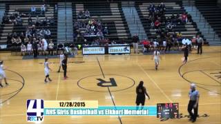 RHS Girls Basketball vs Elkhart Memorial