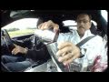 Mixing a cocktail as Schumacher drives (extended)