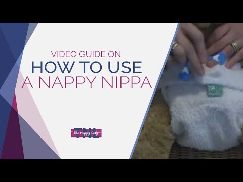 how to fasten a terry nappy