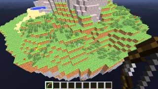 Minecraft Map Review, The Floating Vulcano.
