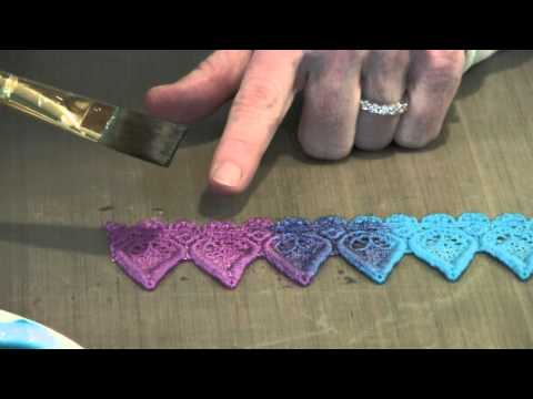 how to dye venise lace