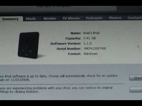 Transfer music from iTunes back to the iPod - Windows Vista - YouTube