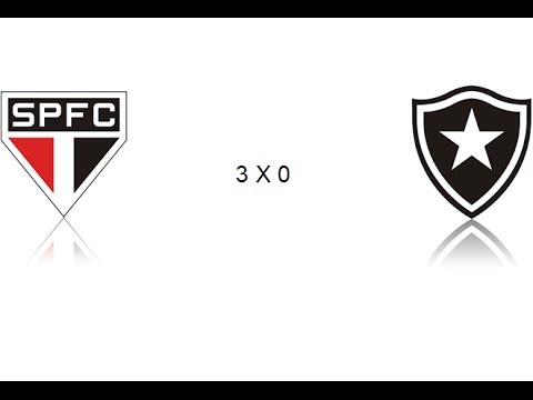 SÃO PAULO 3 X 0 BOTAFOGO CAMPEONATO BRASILEIRO SÉRIA 2014