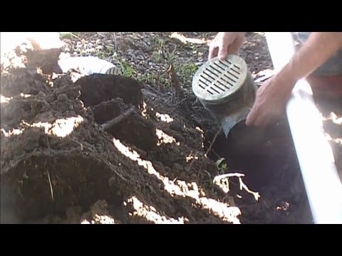 how to drain surface water