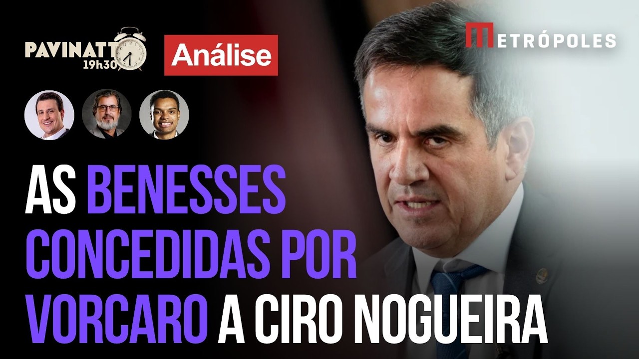 Pavinatto e Holiday comentam operação da PF contra Ciro Nogueira