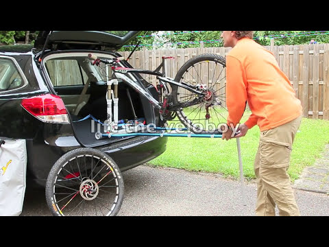veloboy bike rack inside the car