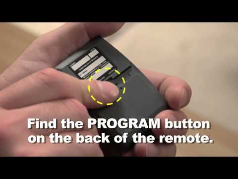 how to sync craftsman garage door opener