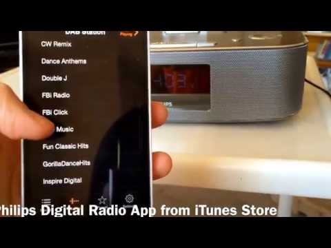 Demo PHILIPS DTB297 DAB FM Radio Bluetooth Docking Speaker for iPhone 5 5S 5C iPad 4