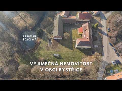 Video Výjimečná nemovitost v obci Bystřice - Semovice