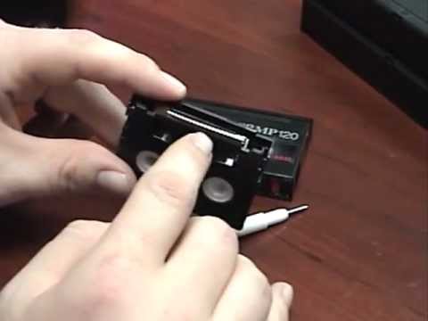 how to repair vhs tape