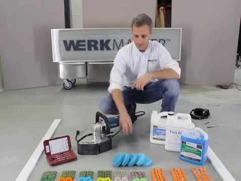 WerkMaster Releases New DIY Video On Removing Epoxy Paint And Polishing Concrete With Scarab Handheld Grinder